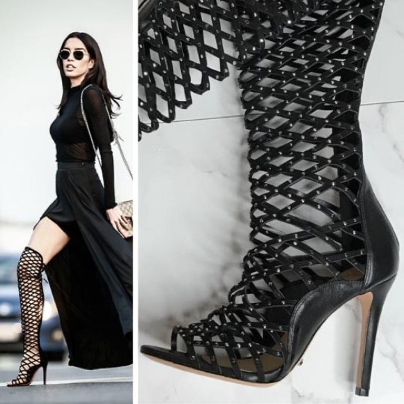 SCHUTZ STUDDED KARLYANNA